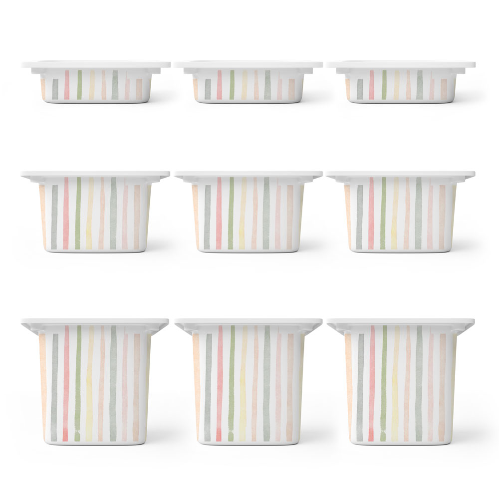 Αυτοκόλλητα για Κουτιά Αποθήκευσης Trofast WATERCOLOR STRIPES