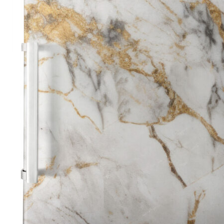 Αυτοκόλλητο ψυγείου WHITE AND GOLD MARBLE - Απομιμηση υλικων Sticky 2