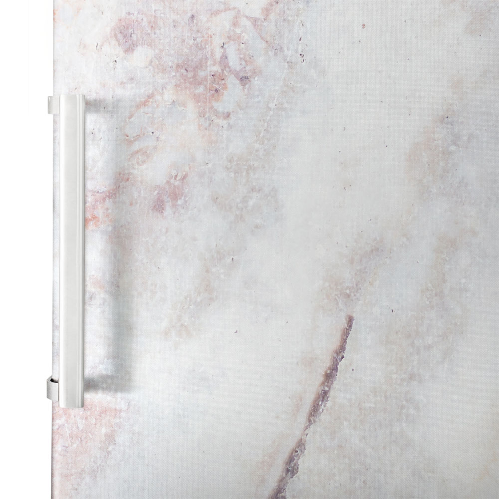 Αυτοκόλλητο ψυγείου WHITE AND PINK MARBLE