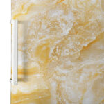 Αυτοκόλλητο ψυγείου YELLOW MARBLE