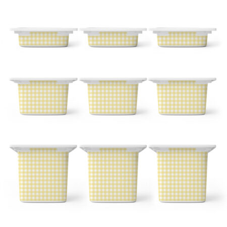 Αυτοκόλλητα για Κουτιά Αποθήκευσης Trofast YELLOW SQUARES - Αυτοκόλλητα για κουτιά IKEA TROFAST Sticky 1