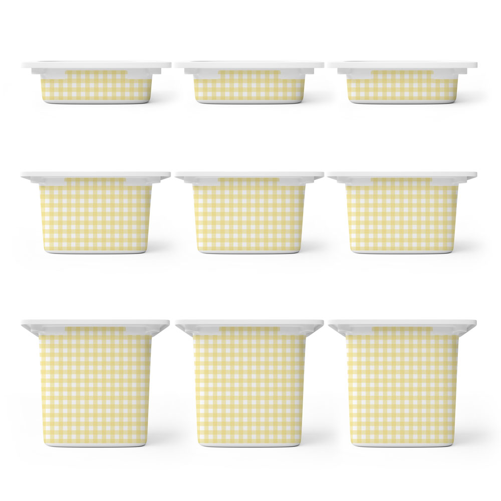 Αυτοκόλλητα για Κουτιά Αποθήκευσης Trofast YELLOW SQUARES