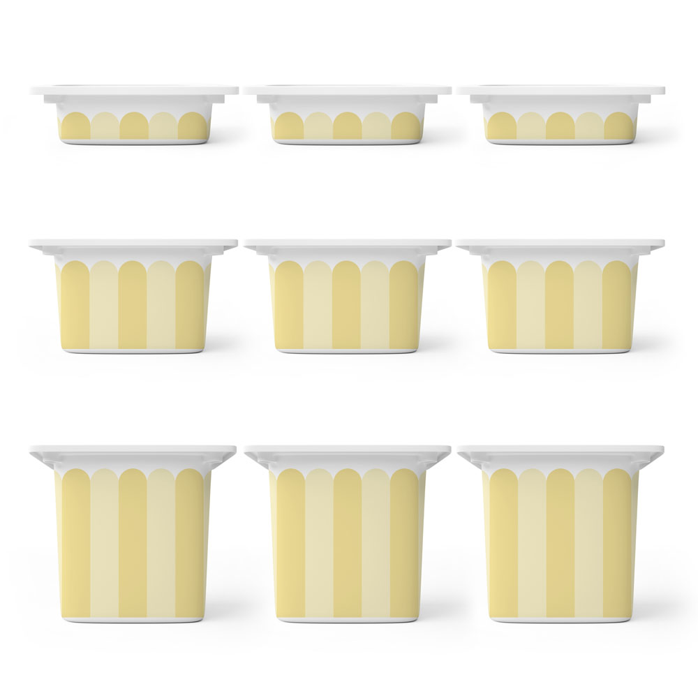 Αυτοκόλλητα για Κουτιά Αποθήκευσης Trofast YELLOW STRIPES