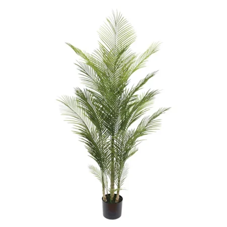 ΔΕΝΤΡΟ ΦΟΙΝΙΚΑΣ PALM ΠΡΑΣΙΝΟ ΣΕ ΓΛΑΣΤΡΑ - Υ175cm - Τεχνητοι Φοινικες