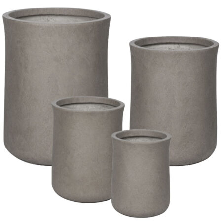 ΚΑΣΠΩ FIBERCLAY ΣΕΤ/4 ΜΟΚΚΑ KAZANI ΨΗΛΟ - S:Φ28x38, M:Φ35x48, L:Φ45.5x60, XL:Φ55x76.5cm 12/ΠΑΛ - Κασπω