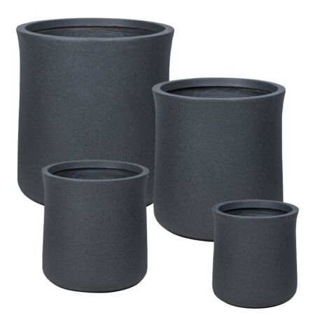 ΚΑΣΠΩ FIBERCLAY ΣΕΤ/4 ΜΑΥΡΟ ΓΡΑΝΙΤΗ KAZANI - S:Φ28.5x30.5, M:Φ35.5x37.5, L:Φ43.5x46.5, XL:Φ52x57cm 16/ΠΑΛ - Κασπω