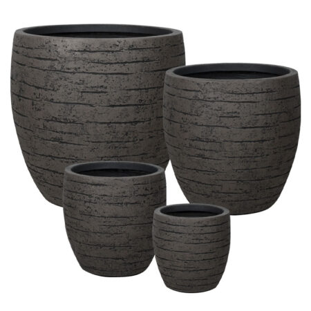 ΚΑΣΠΩ FIBERCLAY ΣΕΤ/4 ΚΑΦΕ ΚΡΑΚΕΛΕ ΓΑΒΑΘΑ ΒΑΘΙΑ - S:Φ25x25, M:Φ33x33, L:Φ43x43, XL:Φ54x54cm - 
