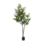 ORANGE TREE 21110 Τεχνητό Διακοσμητικό Δέντρο Πορτοκαλιά Μ110 x Π80 x Υ200cm