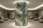 PVC Panel τοιχου 122cm x 280cm x 2,8mm ONYX GREEN 901