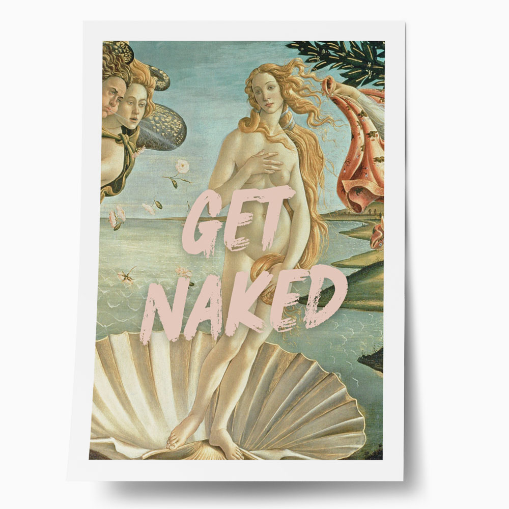 Πόστερ ALTERED ART GET NAKED