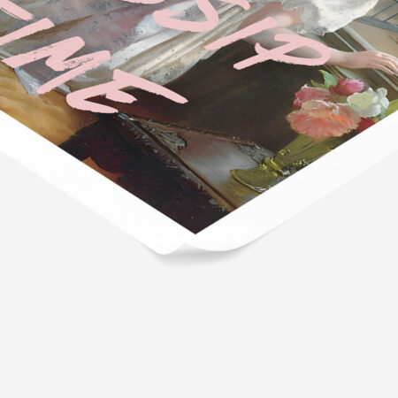 Πόστερ ALTERED ART GOSSIP TIME - Φρασεις - Κείμενο Sticky 2