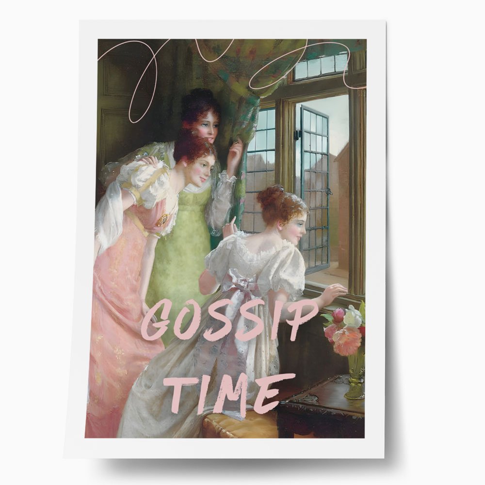 Πόστερ ALTERED ART GOSSIP TIME