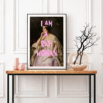 Πόστερ ALTERED ART I AM A RICH WOMAN