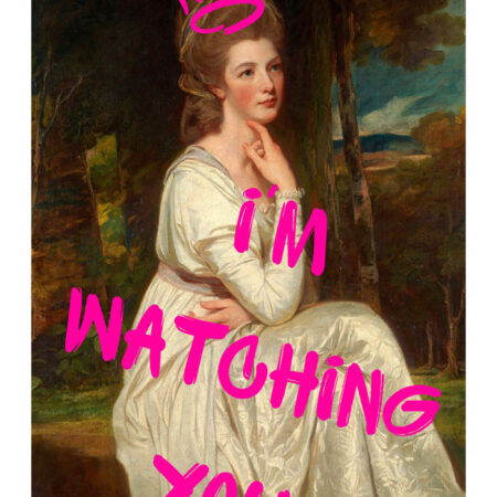 Πόστερ ALTERED ART I AM WATCHING YOU - Φρασεις - Κείμενο Sticky 3