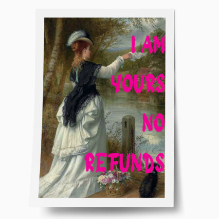Πόστερ ALTERED ART I AM YOURS - Φρασεις - Κείμενο Sticky 1