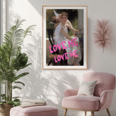 Πόστερ ALTERED ART LOVE ME - Φρασεις - Κείμενο