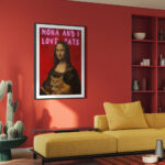 Πόστερ ALTERED ART MONA AND I LOVE CATS