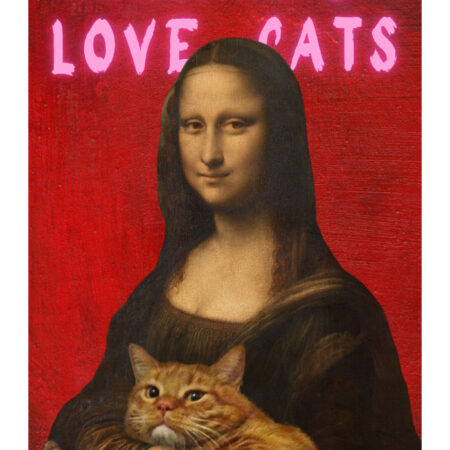 Πόστερ ALTERED ART MONA AND I LOVE CATS - Πορτραιτα - Φιγουρες Sticky 3
