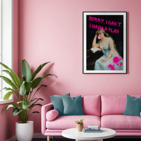 Πόστερ ALTERED ART SORRY I CANT HAVE A PLAN - Φρασεις - Κείμενο