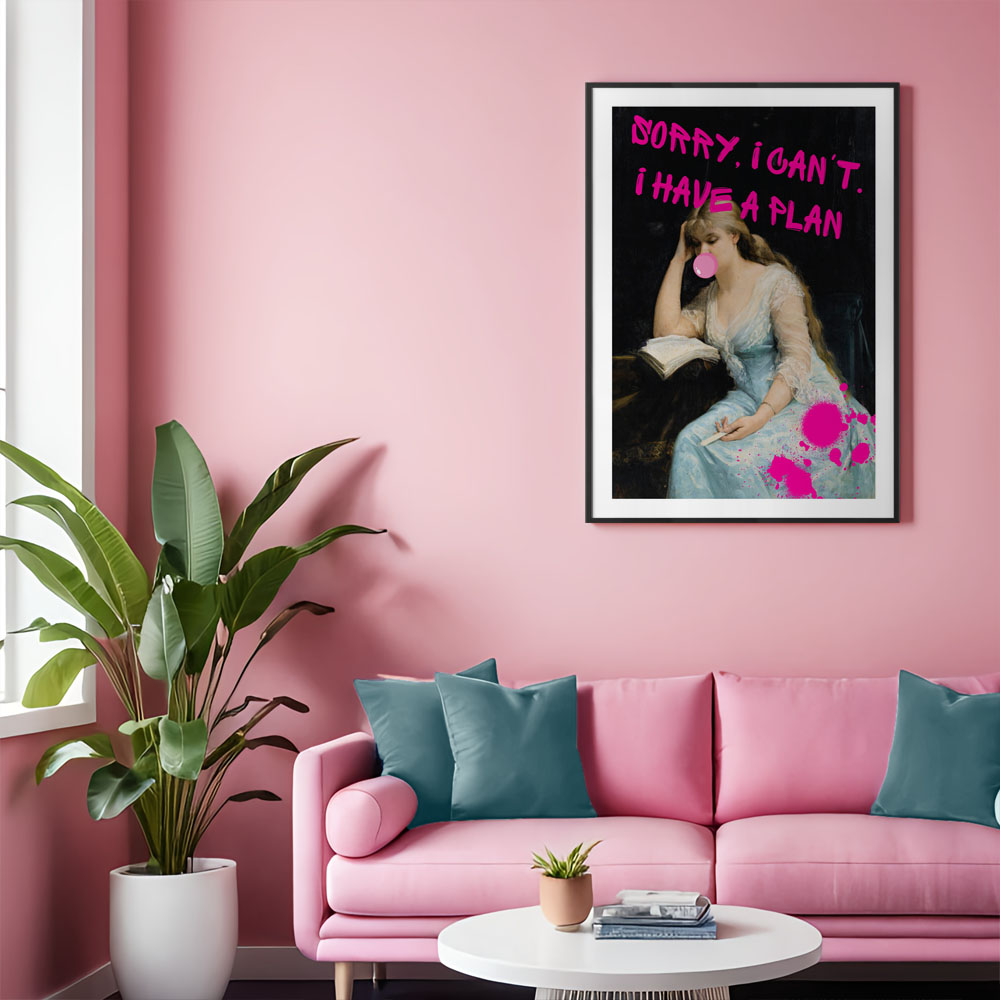 Πόστερ ALTERED ART SORRY I CANT HAVE A PLAN