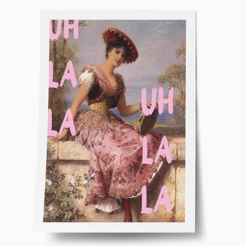 Πόστερ ALTERED ART UH LA LA
