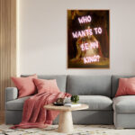 Πόστερ ALTERED ART WHO WANTS TO BE MY KING