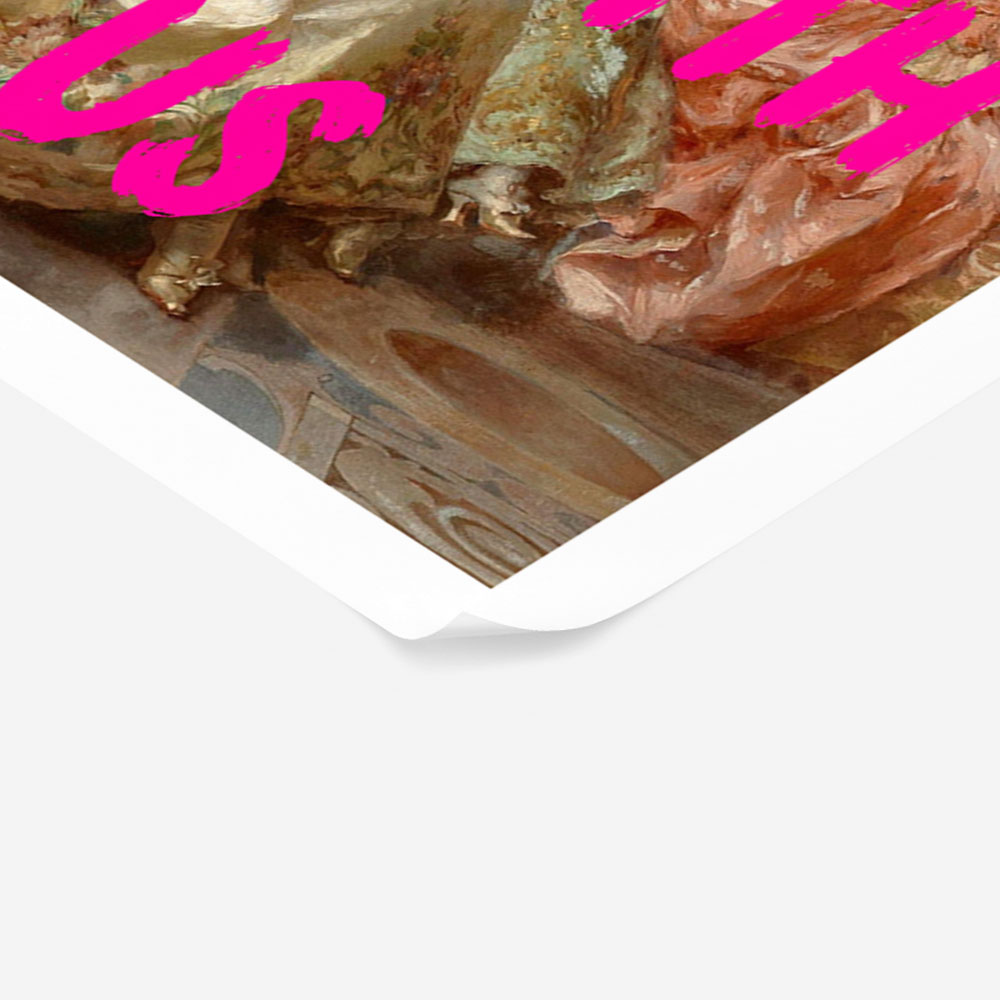 Πόστερ ALTERED ART YOU CANT SIT WITH US