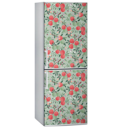 Αυτοκόλλητο ψυγείου APPLES - Floral