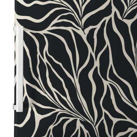 Αυτοκόλλητο ψυγείου BLACK LEAVES - Floral Sticky 2