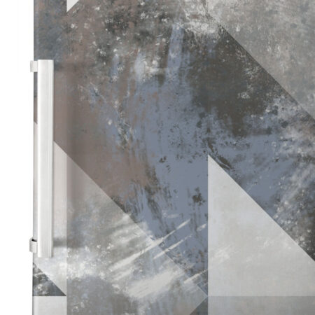 Αυτοκόλλητο ψυγείου BROWN AND GREY GEOMETRICAL - Αλλα Sticky 2