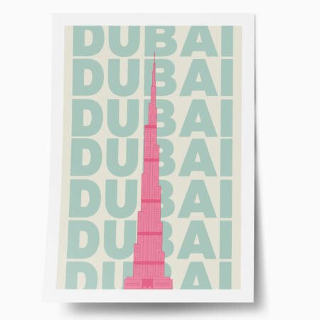 Πόστερ DUBAI - Πολεις - Χαρτες Sticky 1