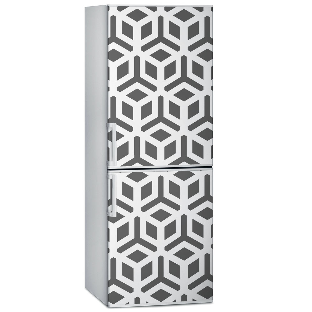 Αυτοκόλλητο ψυγείου GEOMETRIC CUBES
