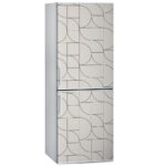 Αυτοκόλλητο ψυγείου GEOMETRICAL ABSTRACT BEIGE PATTERN