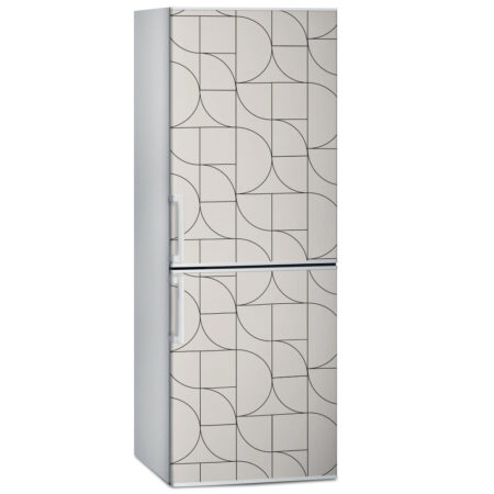 Αυτοκόλλητο ψυγείου GEOMETRICAL ABSTRACT BEIGE PATTERN - Αλλα