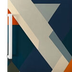 Αυτοκόλλητο ψυγείου GEOMETRICAL ABSTRACT LINES