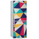 Αυτοκόλλητο ψυγείου GEOMETRICAL COLORFUL TRIANGLES