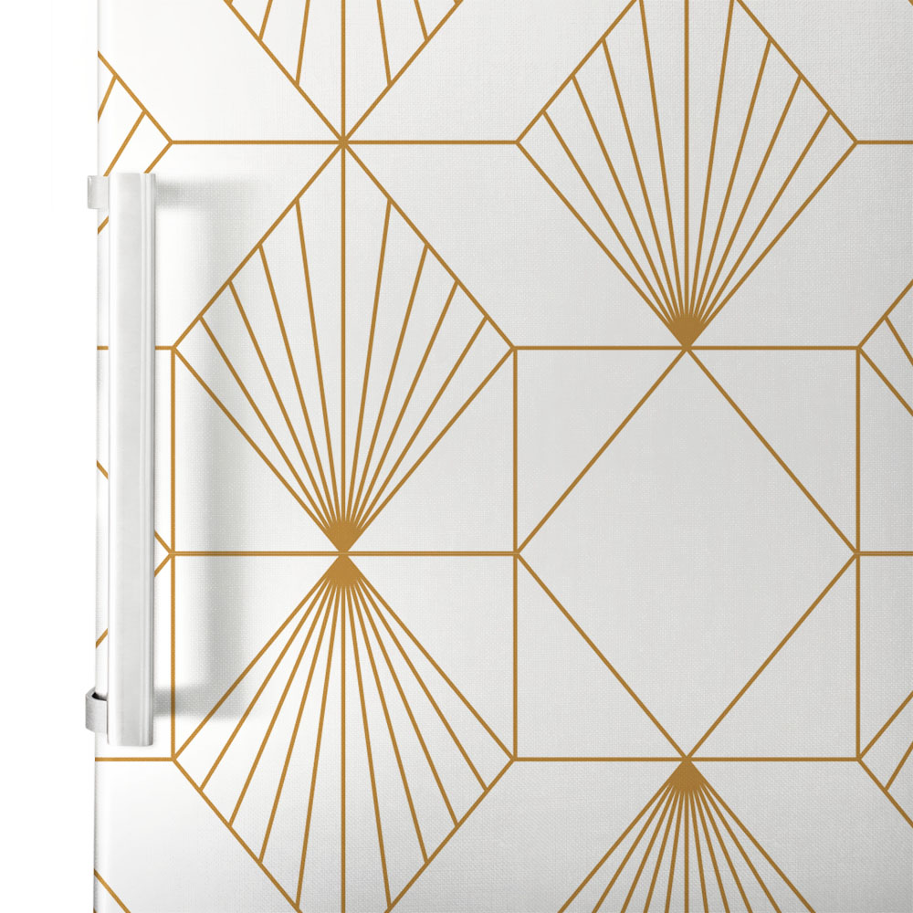 Αυτοκόλλητο ψυγείου GEOMETRICAL LUXURY RHOMBUSES