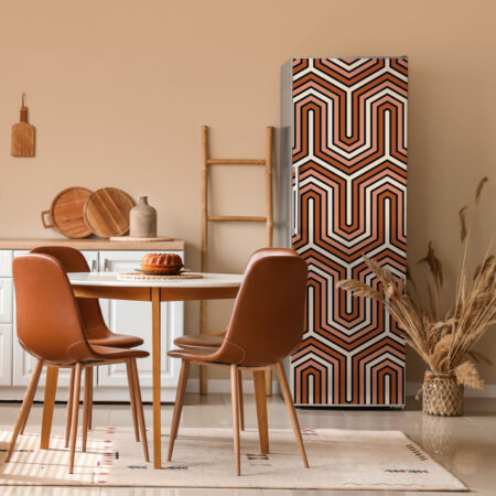 Αυτοκόλλητο ψυγείου GEOMETRICAL RETRO PATTERN - Αλλα Sticky 1