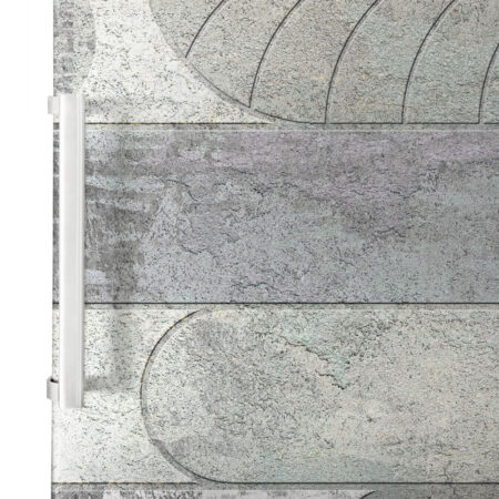 Αυτοκόλλητο ψυγείου GREY STONE LEAVES - Αλλα Sticky 2