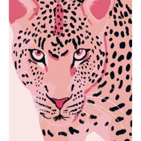 Πόστερ PINK LEOPARD - Ζωα Sticky 3