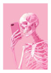 Πόστερ PINK SKELETON SELFIE