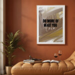 Πόστερ RETRO TRENDY DO MORE OF WHAT YOU LOVE