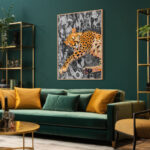 Πόστερ RETRO TRENDY SLEEPING CHEETAH