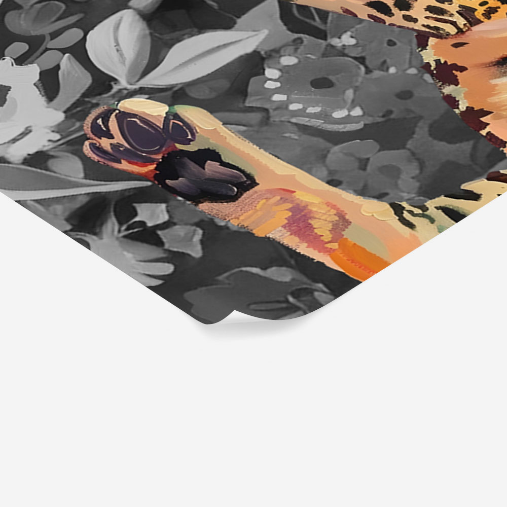 Πόστερ RETRO TRENDY SLEEPING CHEETAH