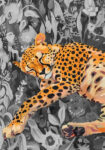 Πόστερ RETRO TRENDY SLEEPING CHEETAH