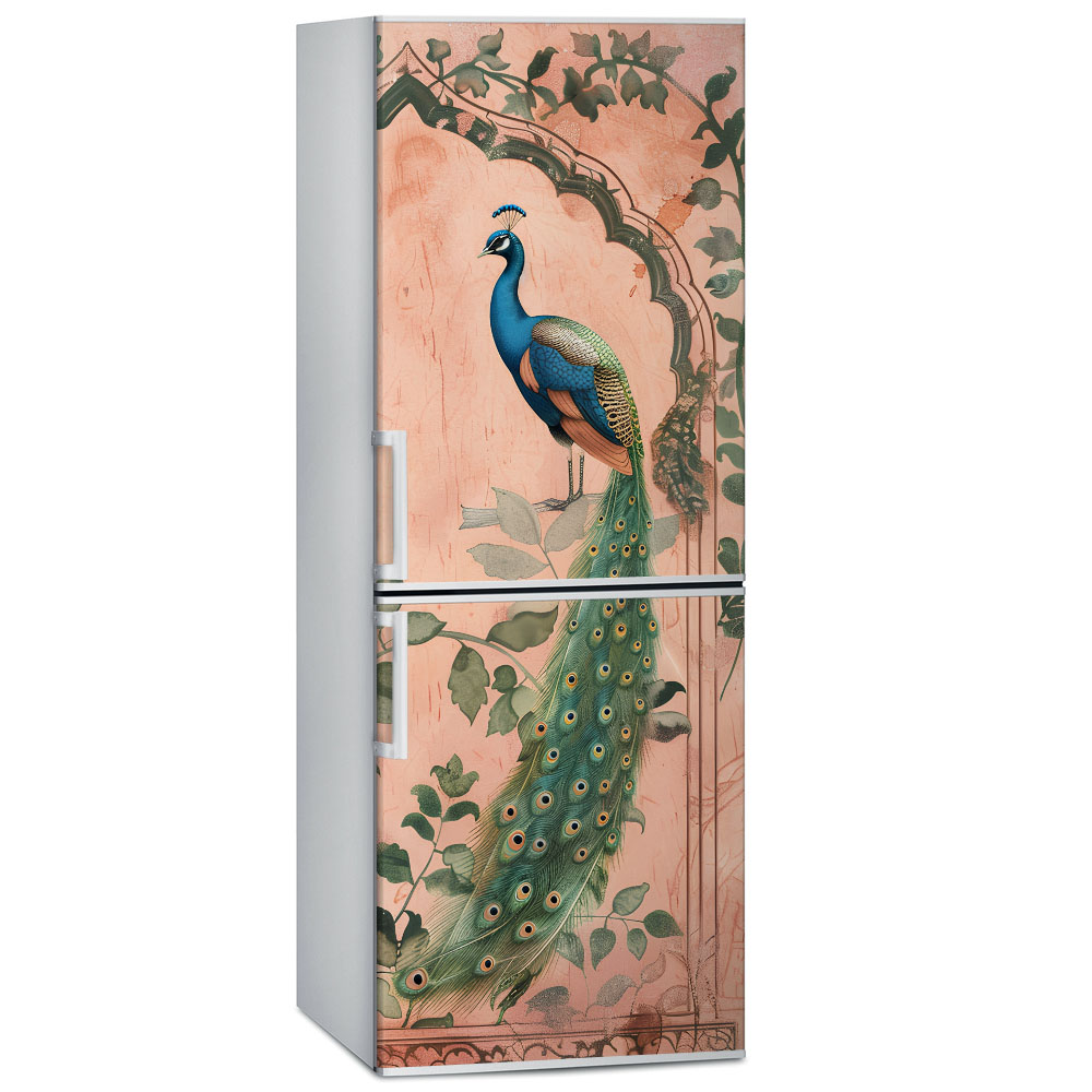 Αυτοκόλλητο ψυγείου VINTAGE PEACOCK