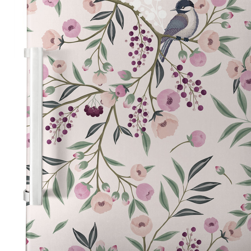 Αυτοκόλλητο ψυγείου VINTAGE PINK GARDEN