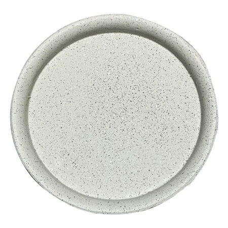 ΠΙΑΤΟ FIBER CLAY ΜΠΕΖ-ΓΡΑΝΙΤΗ ΣΤΡΟΓΓΥΛΟ ΓΙΑ ΚΑΣΠΩ - Φ40x3.5cm - Κασπω Sticky 1