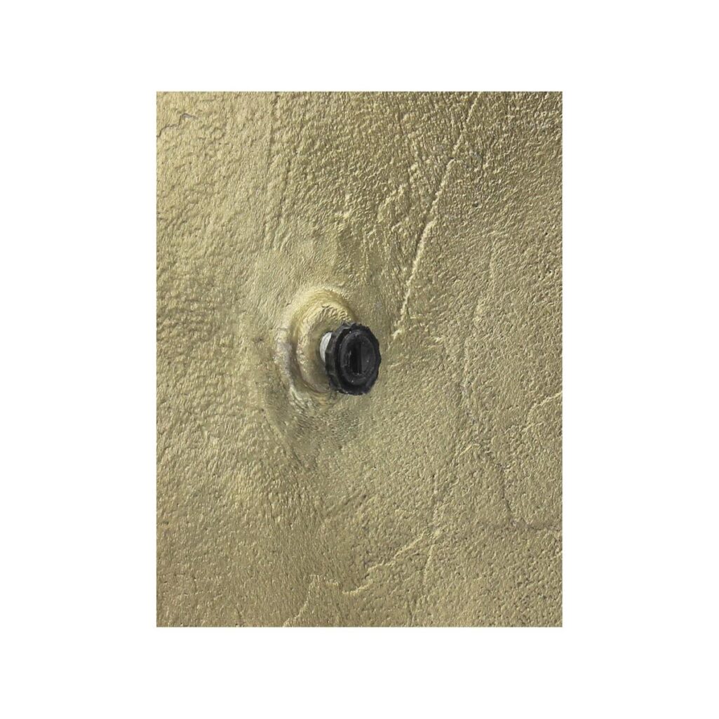 Ρολόι Τοίχου Χρυσό Μέταλλο 50x3x50cm