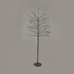 GLOW FLARE 150 ΧΡΙΣΤΟΥΓΕΝΝΙΑΤΙΚΟ ΔΕΝΤΡΟ LED ΥΨΟΣ 150cm 40x40x150 COPPER ΜΑΥΡΟ